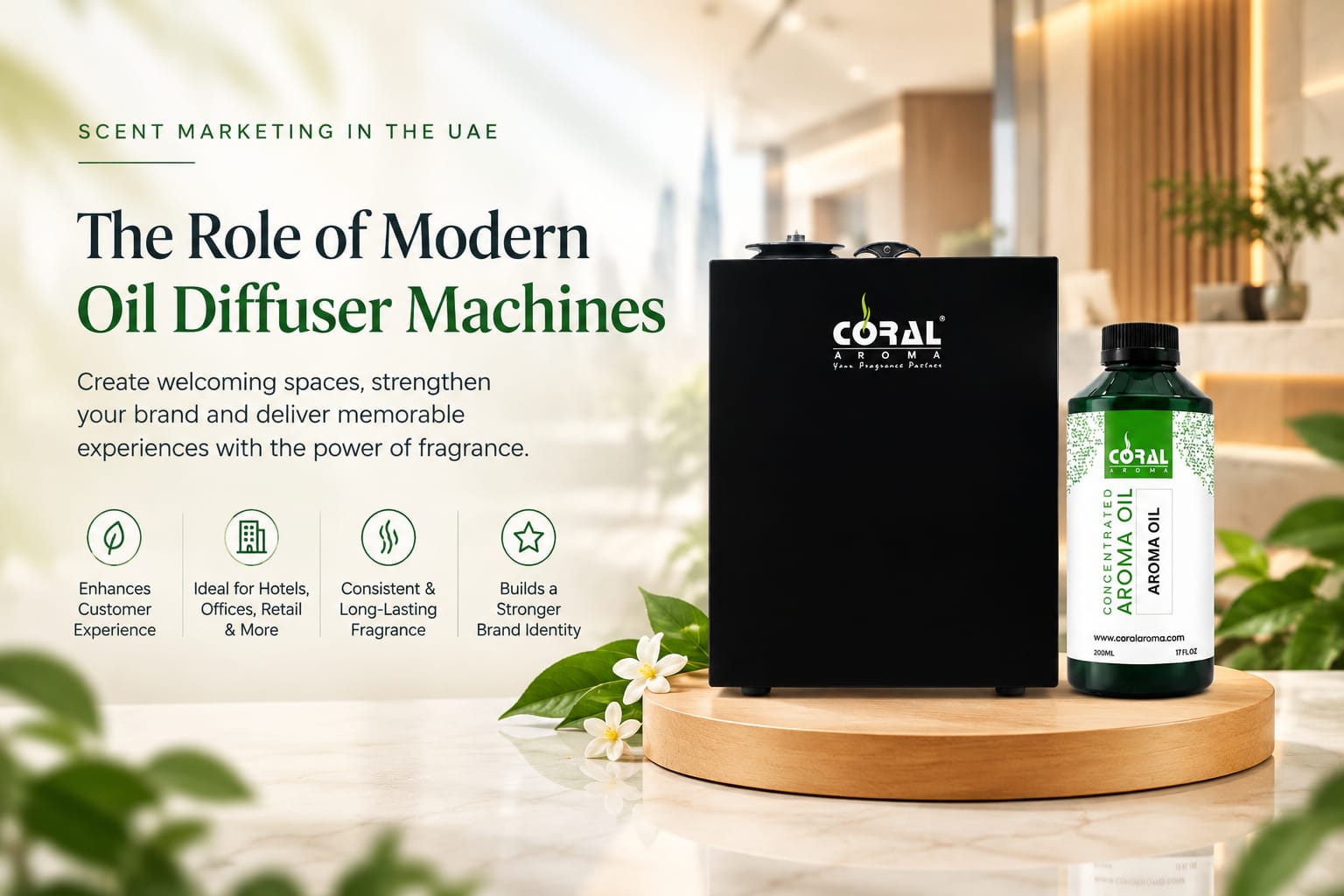 Scent Marketing in the UAE: The Role of Modern Oil Diffuser Machines