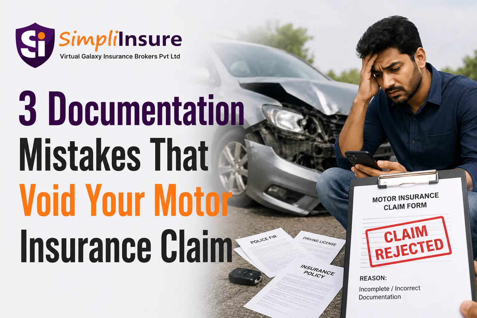 3 Documentation Mistakes That Void Your Motor Insurance Claim